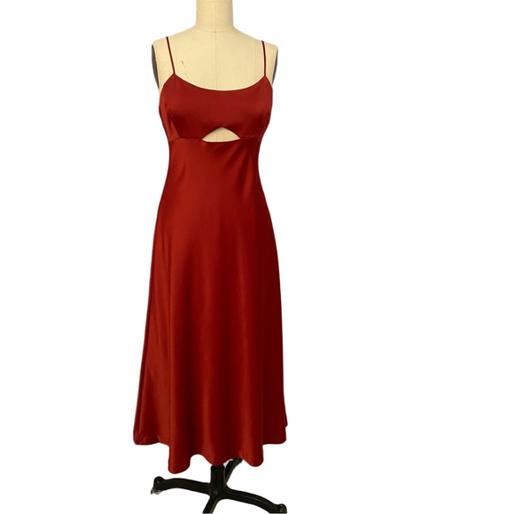 Banana Republic Elegant Slip-Style Maxi Dress – Size 4 - Picture 1 of 7